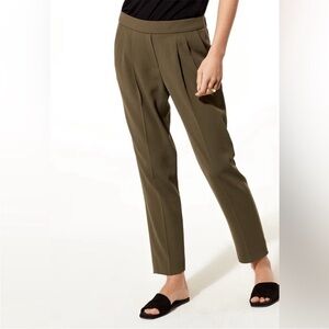 Aritzia Babaton Atelier Sz 8 Cohen Pant Olive Green office work professional